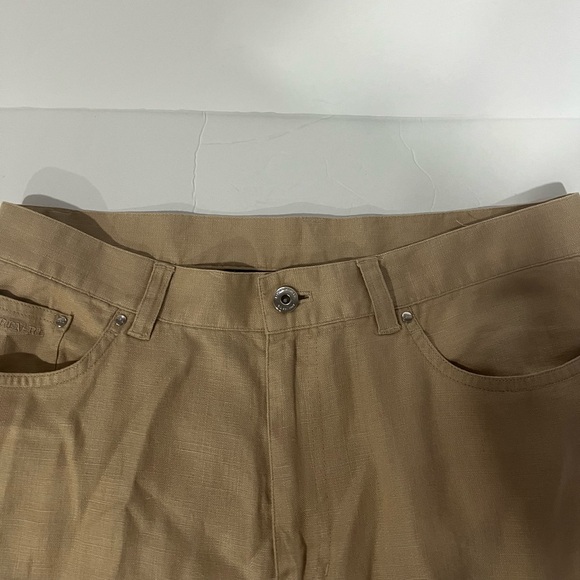 Lauren Jeans Co. Ralph Lauren 100% Linen Wide Leg Pants - Picture 3 of 10